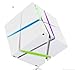 Produktbild HBNMV Geführte Lautsprecher Tragbare Bluetooth Lautsprecher Stereo Cube Mini Wireless 4,0 Lautsprecher