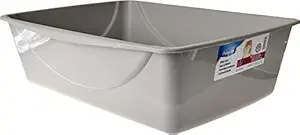 Petmate Litter Pan, Blue/Gray, Jumbo