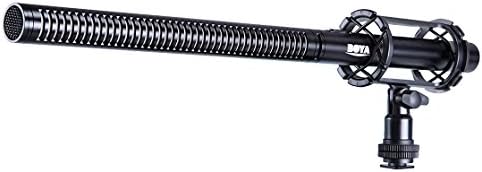 BOYA Bilora Professional Condenser Shotgun Microphone, Size: L Black