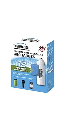 THERMACELL THRECHARG12 Recharges 12h pour Bouclier Anti-Moustiques