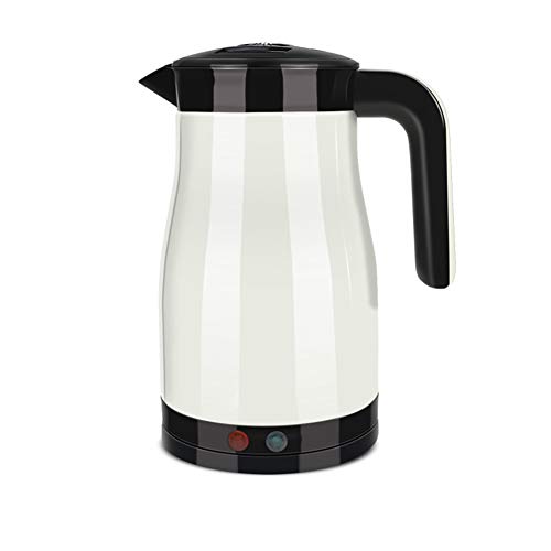 TD Bouilloire lectrique Mnagre 304 en Acier Inoxydable 1350 W Automatique Dsactiver Bouilloire Isolation Un Bouton D'tanchit Revtement sans Soudure tanche 1.5L Blanc
