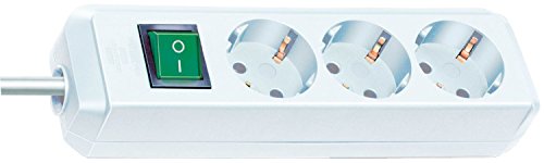 Preisvergleich Produktbild brennenstuhl Steckdosenleiste ´EcoLine´, 3fach, weiß