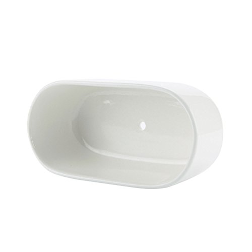 T4U Moderne Ovale Design keramik Pflanzt?pfe Blument?pfe Blumenbeh?lter Sukkulente Kaktus Blumentopf Wei?e - 6