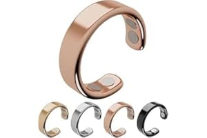 GENERIC Ring Women Weight Loss, Ring Stress & Migraine Relief, Menopause Balance & Sleep Support, Fidget Toys Stress Relief (Rose-A)