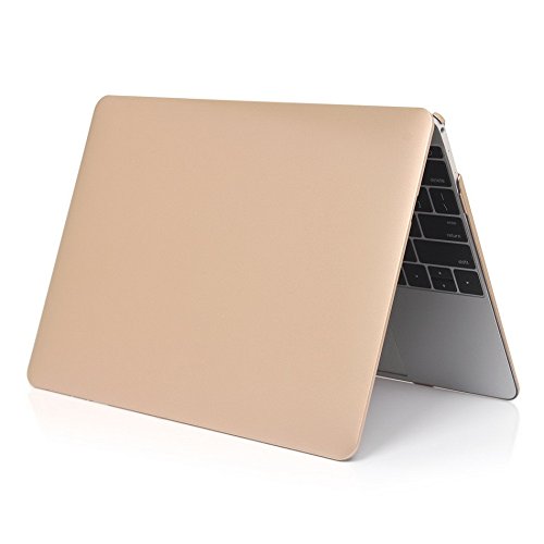 i-Buy 3in1 Kit Hard Shell Case + Keyboard Cover + Screen Protector for Apple Macbook 12 inch with Retina Display (Model A1534) – Gold - 4