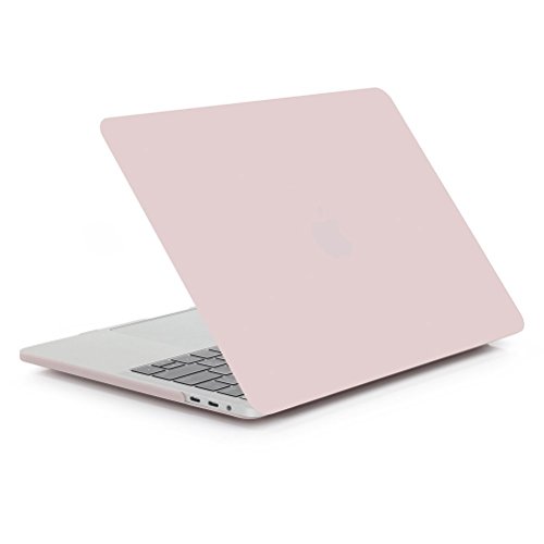 Glatte, Soft-Touch-Matte Kunststoff Hard Shell Schutzhülle für Apple MacBook Pro 15,4 39,1 cm mit Touch Bar und Touch ID 2016 Release A1707 rose pink 39,12 cm - 3