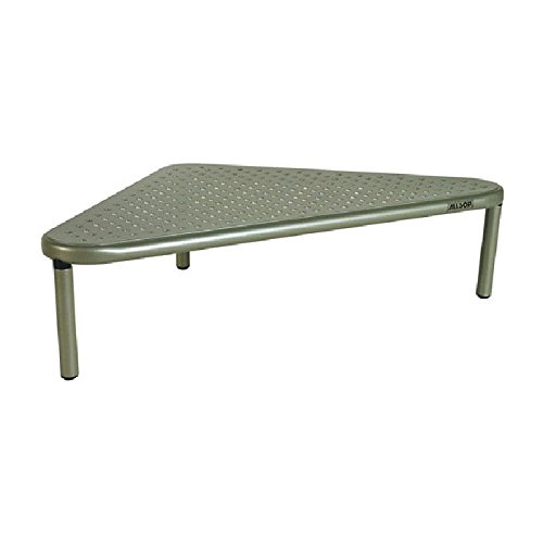 Allsop 06478 Metall Art Schreibtisch Ecke Computer Monitor Ständer silber