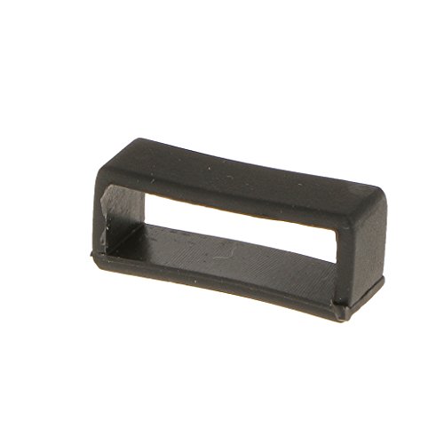 10 X Gummi Uhrenarmband Schlaufe Schnalle Halter für Uhrenarmbänder – 22mm Breite - 7