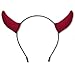 Produktbild SAVITA Teufelshörner Stirnband Halloween Stirnband Kostüm Zubehörteil Spezielle Hörner für Mädchen, Party Favor (Rotwein)