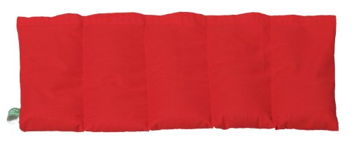 Preisvergleich Produktbild Wärmekissen Roggenkissen Körnerkissen ROGGEN 50x20cm rot