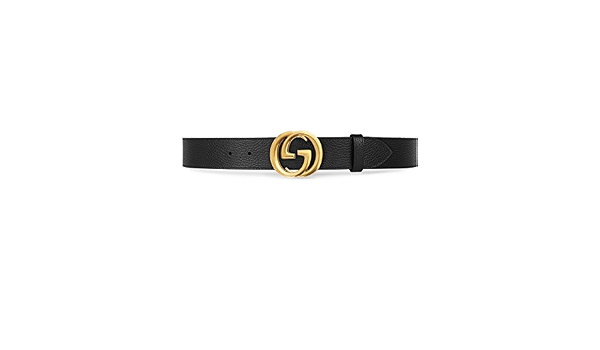 Gucci Cintura Uomo 474347CAO0T1000 Pelle Nero : Amazon.it: Abbigliamento
