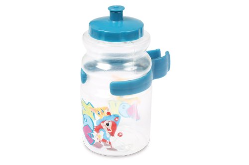 AOK Jungen Wasserflashen Trinkflasche mit Flaschenhalter, Blau, 1000
