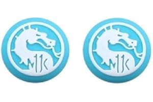 Pack of 2pcs Mortal Combat Thumb Grips Thumpstick Caps For PS5 PS4 XBox One X S Series Joystick Controller - PARTS4U®