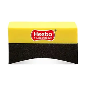 Heebo 2Pcs Tyre Contour Dressing Applicator Pads Gloss Shine Color Polishing Sponge Wax | Tyre Polish Applicator