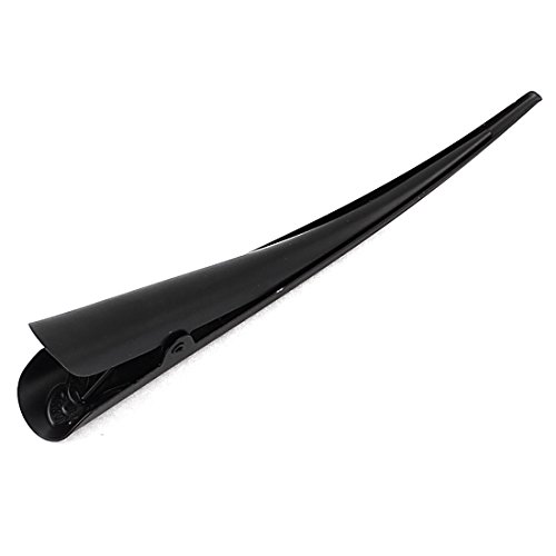 Lady Metall Blumenmuster Frisur Alligator Haar Clip Haarklammer Schwarz 6 Stück - 2