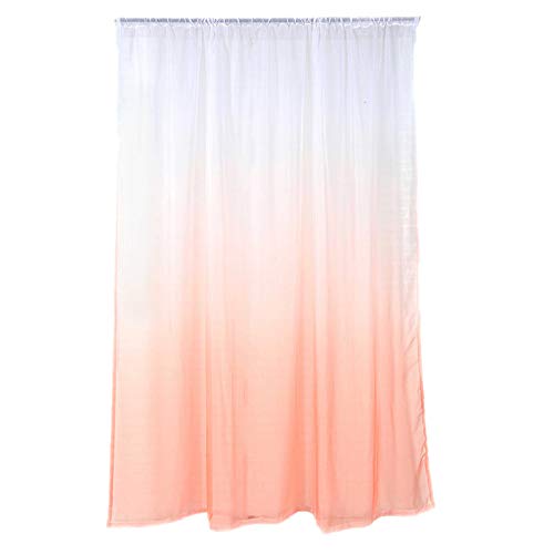 Vorhang ❤️Timogee Vorhang Tüll Fenster Behandlung Voile Drape Valance Transparent Gardinen Ösenschal Dekoschal für Wohnzimmer Schlafzimmer 1er-Pack (L x W): 200cm x 100cm (F)