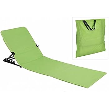 Fouvin Faltbare Strandmatte Mit Rückenlehne - Leichte Klappliege Für Strand, Camping & Garten