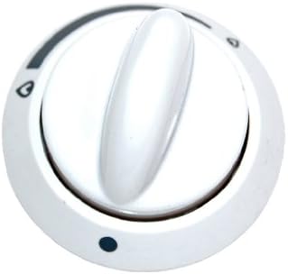 Parkinson Cowan Tricity Bendix Cooker White Gas Hob Control Knob. Genuine Part Number 3113864049