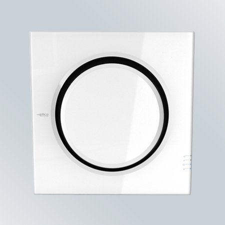 Preisvergleich Produktbild Elica Mini Om Wanddunstabzugshaube / Weiß-Glas / 55 cm