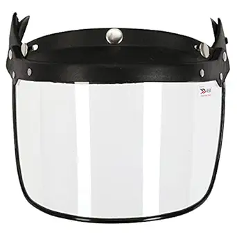 ASR half face vip open three button Helmet Visor