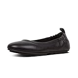 Uppers: Cuero Fitflop Allegro, Bailarinas con Punta Cerrada para Mujer, Negro (Black 001), 37 EU