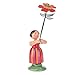 Produktbild Blumenmädchen mit Geum Nelkenwurz, Figur aus Holz, 10,5 cm, von DREGENO SEIFFEN – Original erzgebirgische Handarbeit, stimmungsvolle Dekoration