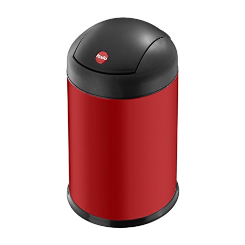 Hailo 0704-759, Sienna Swing S, Kosmetikeimer, 4 Liter, stahlblech rot