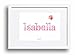 Baby or child's personalised gift - Name print/picture in Fairy theme - A4 (Pink)