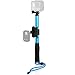 Produktbild Wicked Chili Universal Selfie Stick für Action Cam Teleskopstange mit GoPro Smart Remote Halterung - Selfiestange für Digitalkameras mit ¼ Zoll, 6,4 mm Gewinde (ausziehbar bis 91 cm, neigbar) blau