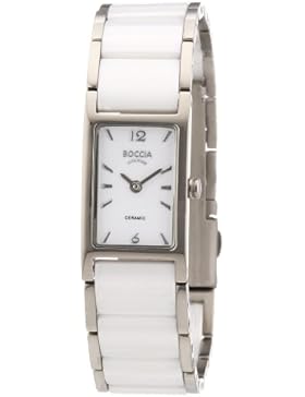 Boccia Damen-Armbanduhr Ceramic Analog verschiedene Materialien 3201-01