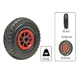  Sackkarrenreifen - Schubkarre 300-4 (260 x 85) Achse 20 mm