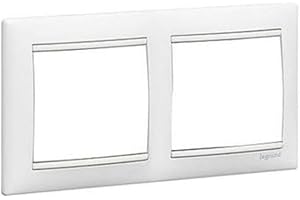 Legrand Valena 774452 - Vl-Placa 2Ele Hor Blanco