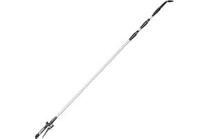 RIBIMEX Ribiland 07376 - Lance Télescopique avec Buse Double Aluminium - Argenté