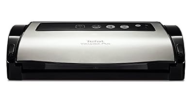 Tefal Vacupack plus – envasadoras sous vide, puissance 130 W, inox, couleur gris