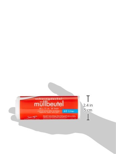 Jeden Tag Müllbeutel 60 L, 2er Pack (2 x 20 Stück) - 2