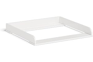 Bellabino Oti Wickelaufsatz passend für IKEA Malm, Hemnes, Nordli Kommoden, weiß, 10 x 74 x 80 cm - hochwertiger Wickelaufsat