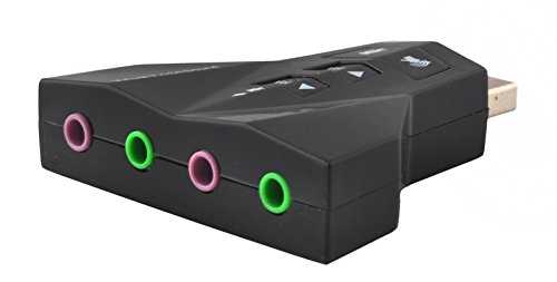Soundkarte 3D USB 2.0 Headset Sound Kopfhörer Audio Adapter Virtueller 7.1 #1217 - 2