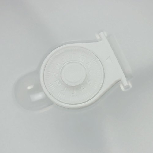 COM-FOUR® 2x Mikrowellengeschirr, Mikrowellenteller aus Kunststoff, dreigeteilt, mit Entlüftung in der Haube, Ø 23cm, transparent-weiß - 4