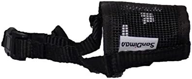 Muzzle Nylon for Dogs Black Size L (70 – 90 cm)