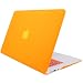 Produktbild LIANG Matte Gummierte Harte Schutzhülle für Macbook Air 13'' Hülle Cover Schale Schutz Hülle Tasche Silicon Case Shell Hard Plastik mattiert SchutzTasche + tpu Tastatur-Schutzfolie (Orange)
