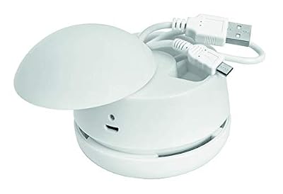 WEDO Mini-aspirateur de table W2D2, rechargeable, blanc
