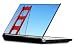 Produktbild Laptop Netbook Skin Cover Aufkleber 24,5 x 16 cm