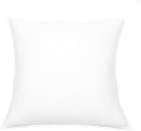 Loomstead Euro Sham, White,Natural, Heather Charcoal, Heather Navy, European