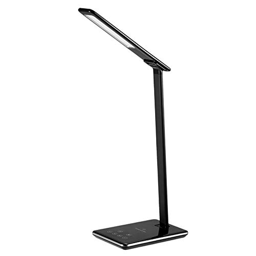 Preisvergleich Produktbild QI Wireless Charger USB wiederaufladbare Schreibtischlampe Eye Care LED-Licht Student Leselampe Wireless Charging für Smartphones