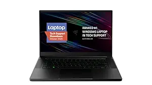 Razer Blade 15 2020: Intel Core i7-10750H 6-Core 15.6 inches FHD Gaming Laptop, NVIDIA GeForce RTX 2060, 1080p 144Hz, 16GB RAM, 512GB SSD, Windows CNC Aluminum, Chroma RGB Lighting, Thunderbolt 3 (Black, 3.96 kg)