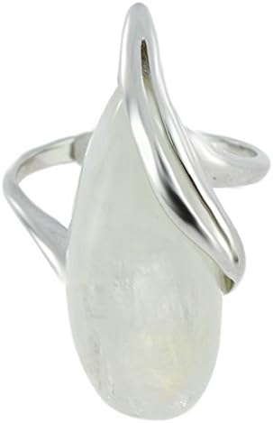 Ring Rainbow Moonstone 50-07 - Jewellery in rhodium silver, Rainbow Moonstone - All sizes and various stones - ARTIPOL