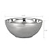 Anself Stainless Steel Men's Shaving Bowl, Silver