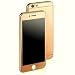 Produktbild Gold IPHONE 5 / 5S Displayschutz Glas Vor und Rückseite Panzerglas Displayfolie Panzerfolie Schutzfolie Schutzglas für iphone5/5S (iphone 5, Gold) Weiß