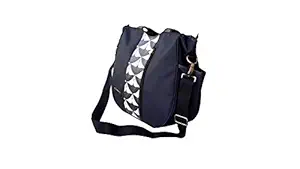 BOHO MIA Katagami Hobo Convertible Diaper/Tote/Messenger Bag-Large (Black)