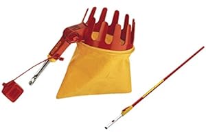 WOLF Garten - Obstflücker plus Stiel, RG-M/ZM V3, Stahl, rot, 20 x 10 x 10 cm, 630526